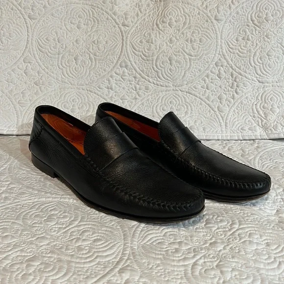 Santoni | Shoes | Santoni Made In Italy Paine Loafers Size 1  display picture 2
